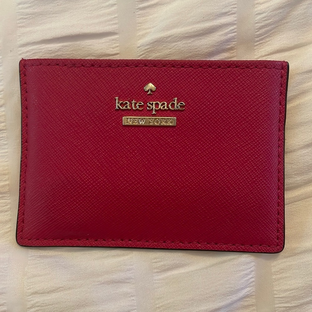 Kate Spade card case Red